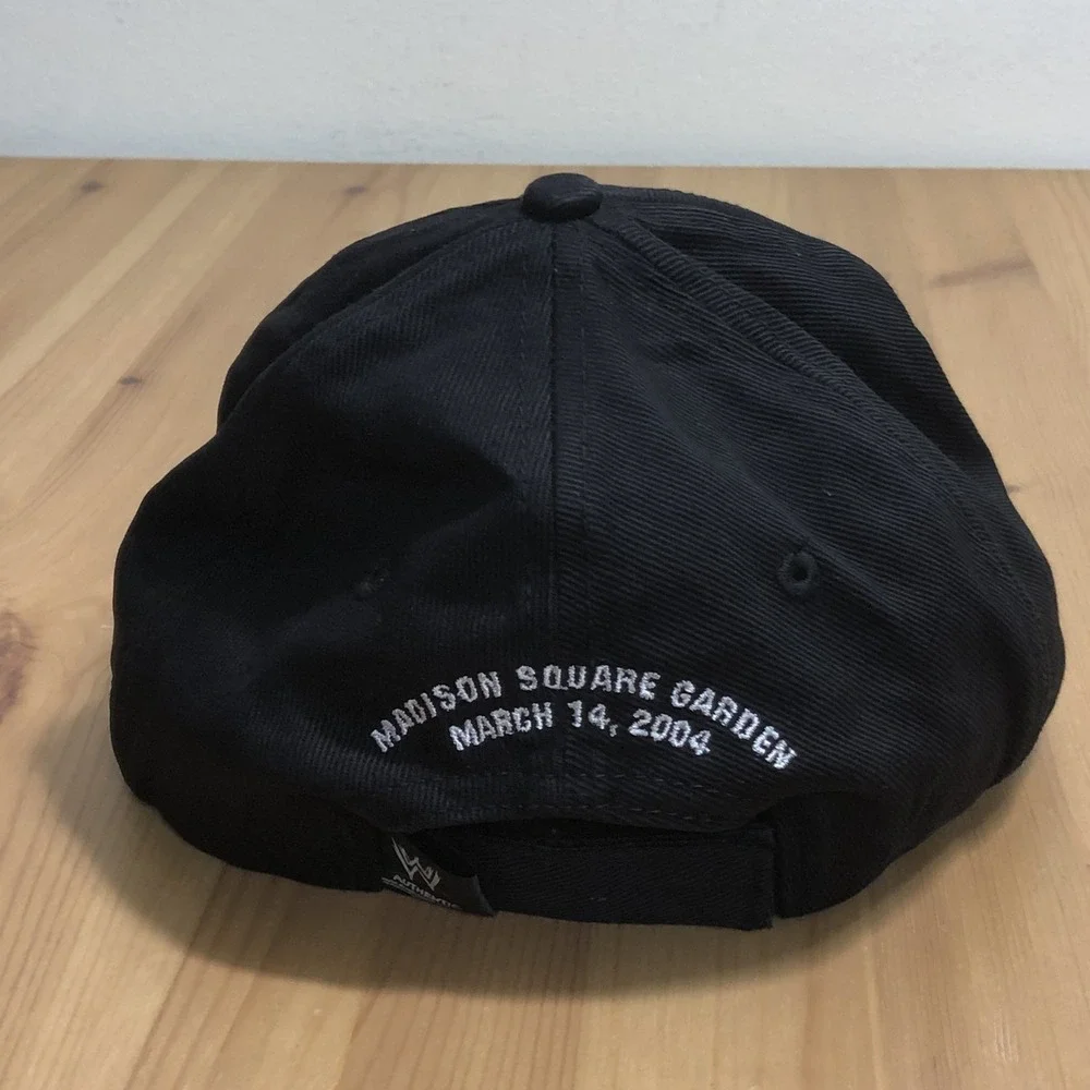 Vintage WWE Road To Wrestle Mania 20 XX Tour Hat 2004 Hat Black Rare Retro